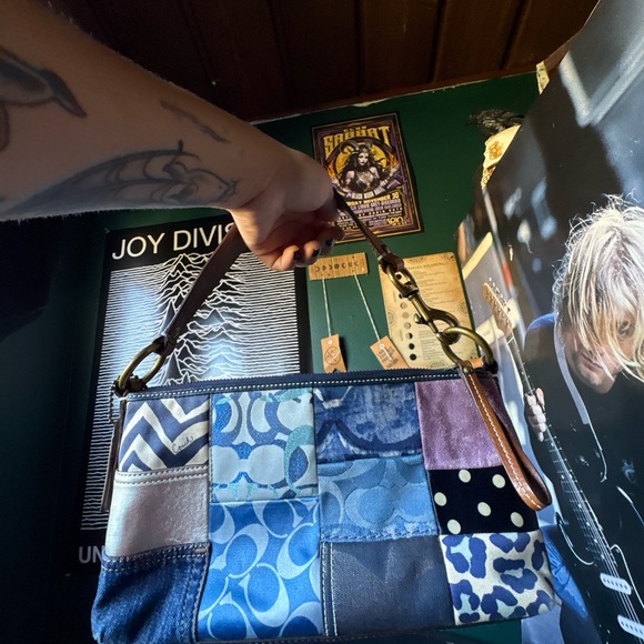 Coach Denim Patch Bag - Picture 5 of 7